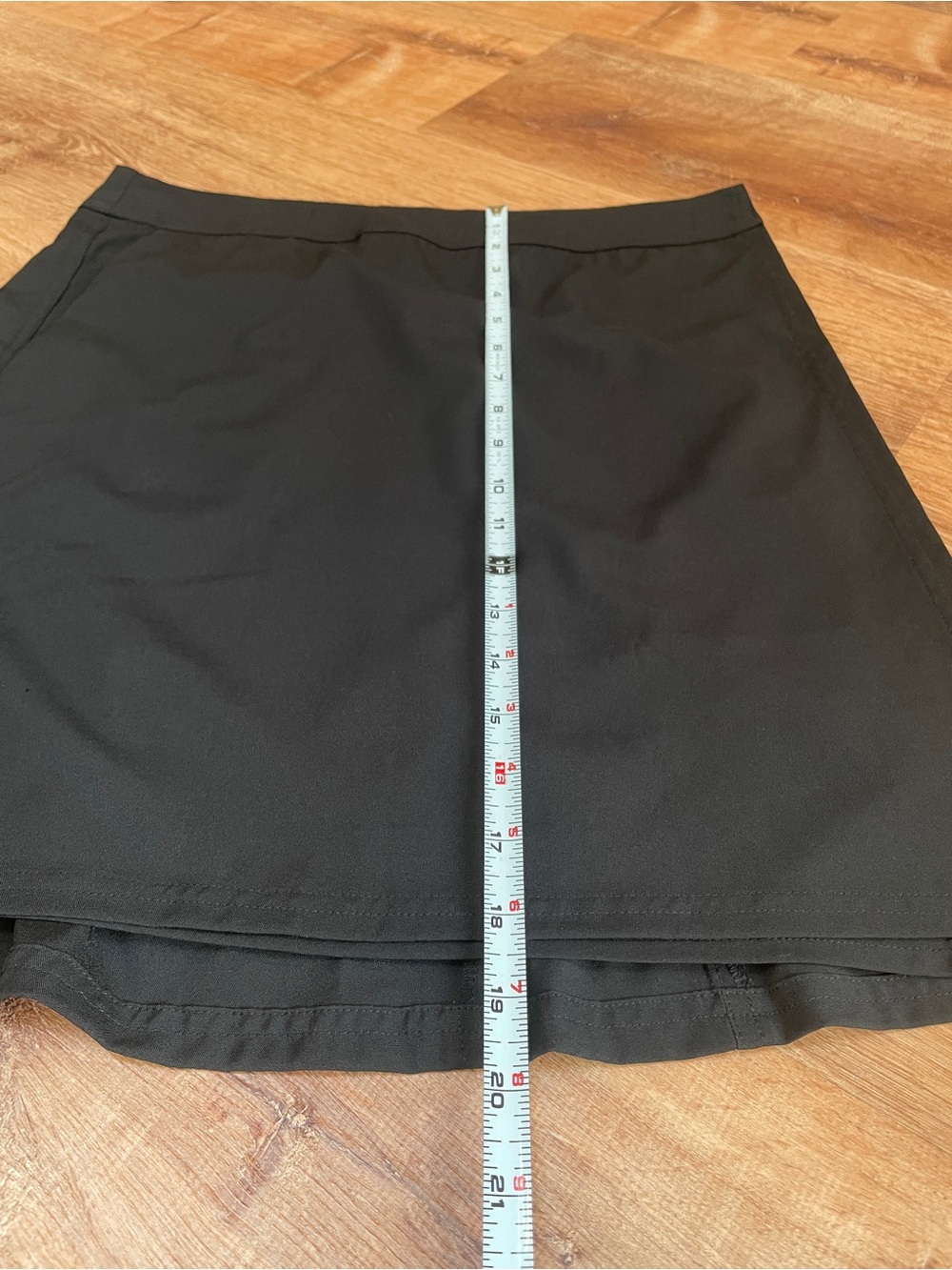 Ripskirt Hawaii Length 2 Skirt Medium Black Hook & Loop Cover Up Casual Pockets# - Picture 9 of 10